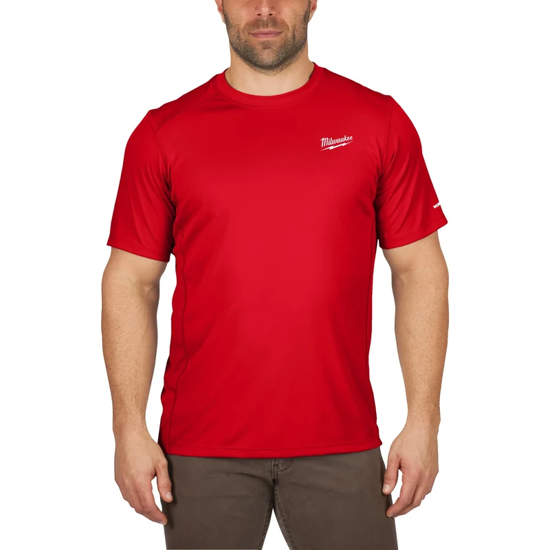 WORKSKIN Milwaukee WW SS RD T-shirt voor gematigd weer