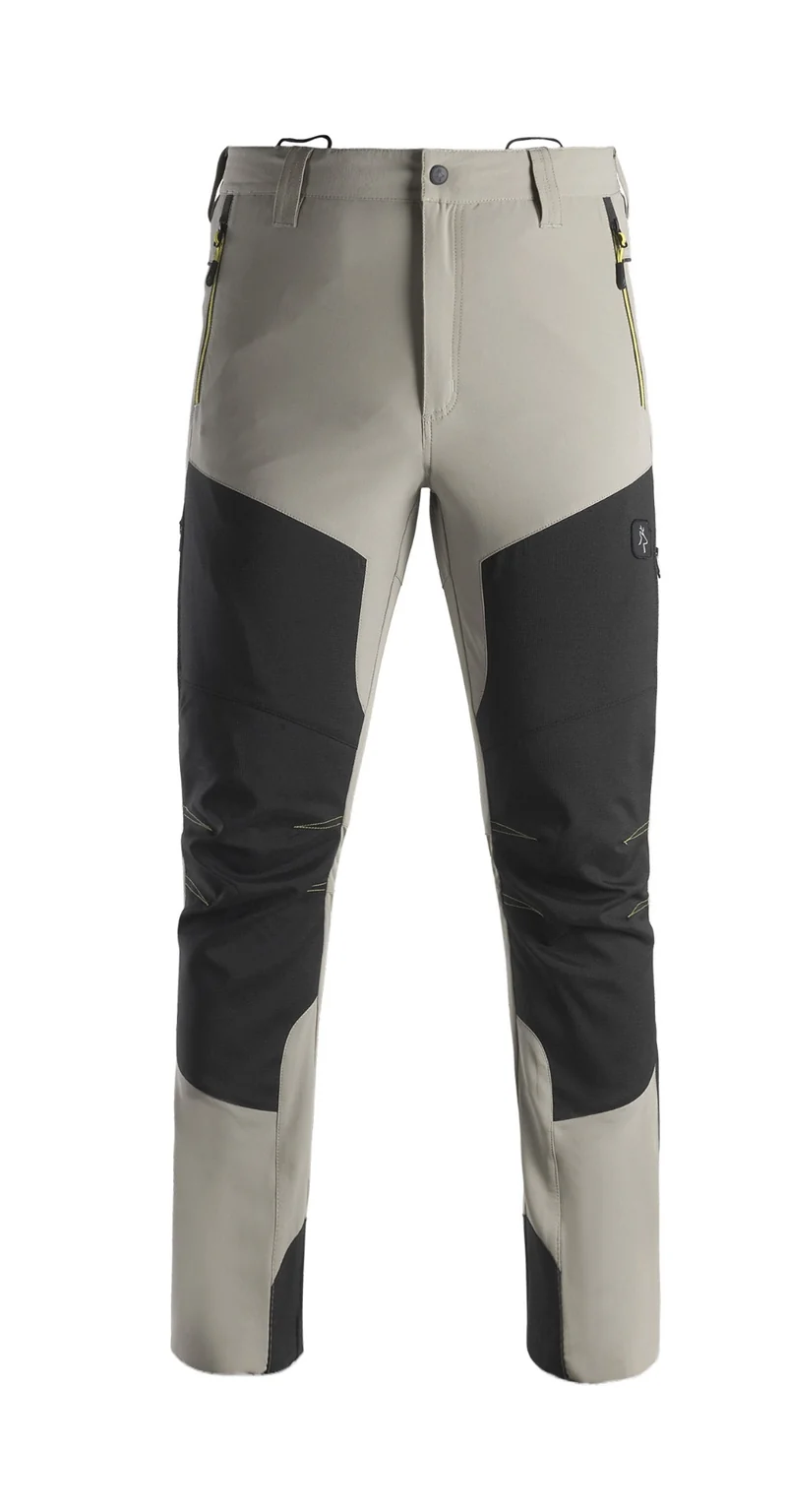 Beige Tech Kapriol elastische broek