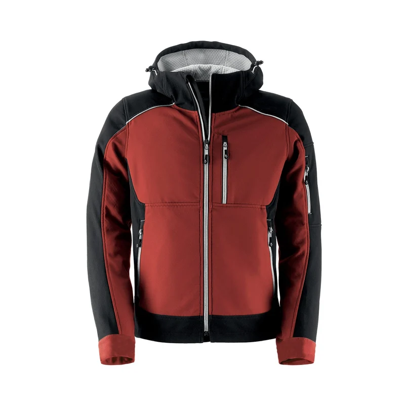 Kapriol dynamisch rood/zwart softshell werkjack