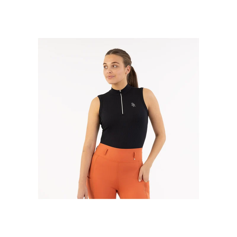 BR half-zip mouwloos shirt Kirsten dames
