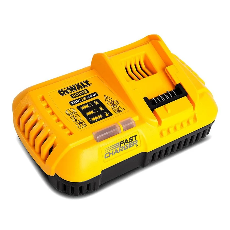 XR FLEXVOLT snellader voor XR 54V / 18V Li-Ion Dewalt DCB118 rail accu DCB118