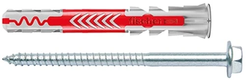 fischer Duopower Plug 10x80mm S met Zeskantschroef 10st - 538247