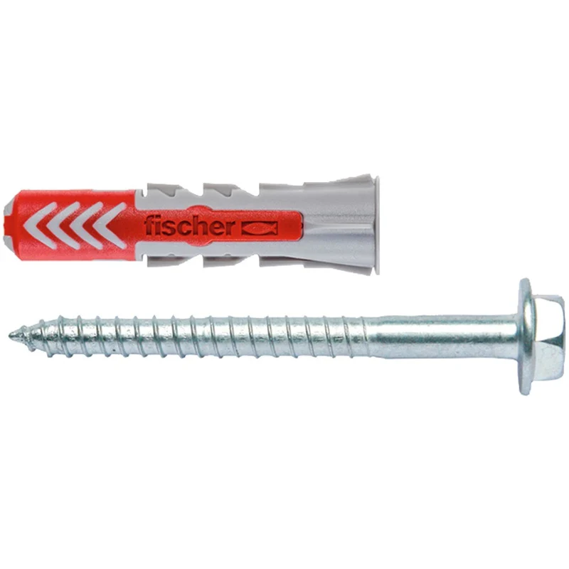 fischer Duopower Plug 12x60mm S met Zeskantschroef 10st - 538248
