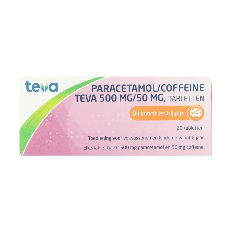 Teva Paracetamol coffeine 500/50
