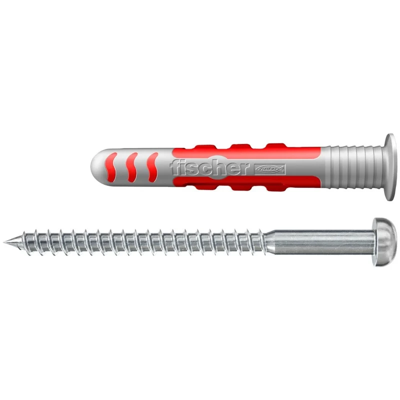 FISCHER DUOSEAL 6X38 S PLUG/SCHROEF A2 MET RVS A2 BOLKOPSCHROEF