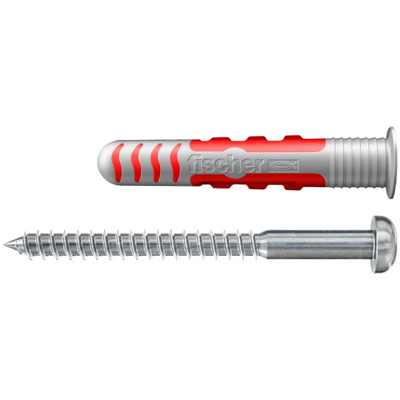 FISCHER DUOSEAL 8X48 S PLUG/SCHROEF A2 MET RVS A2 BOLKOPSCHROEF