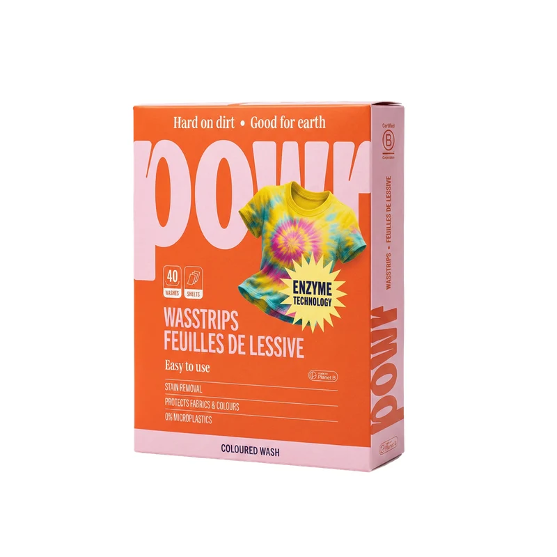 Powr Wasstrips Gekleurde Was 60 gram