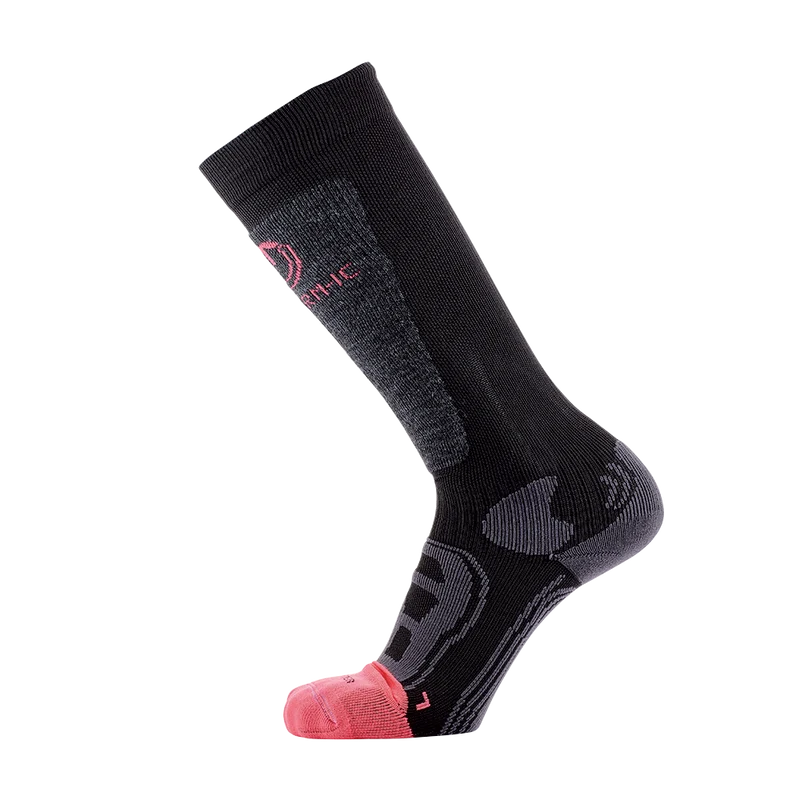 Ski socks with warmer pocket - Warmer Ready Junior pink