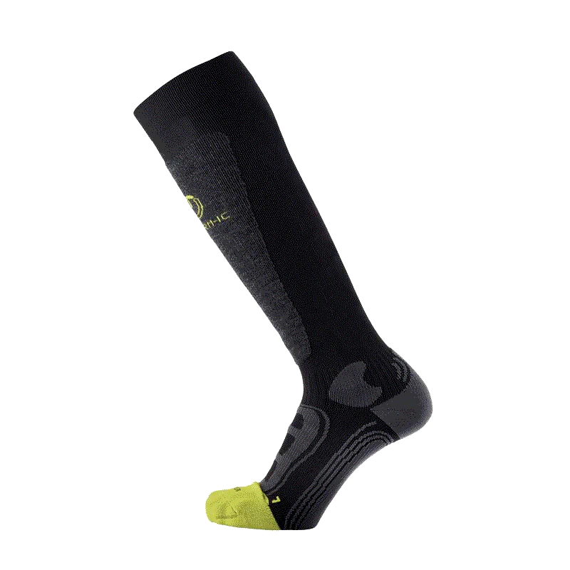 Ski socks with warmer pocket - Warmer Ready green