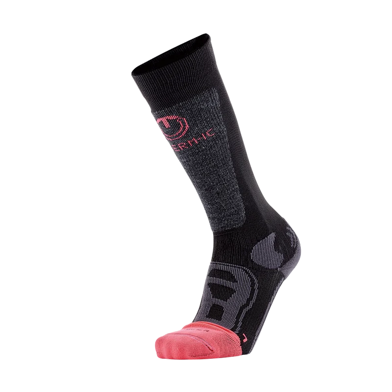 Ski socks with warmer pocket - Warmer Ready pink