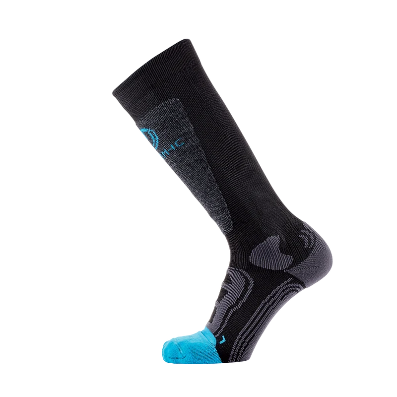Ski socks with warmer pocket - Warmer Ready blue