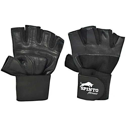 Spinto USA, LLC Mens Weight Lifting Gloves with Wrist Wraps