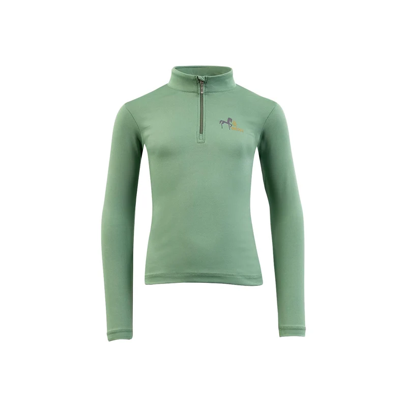 BR Mini Horse zip-up shirt longsleeve