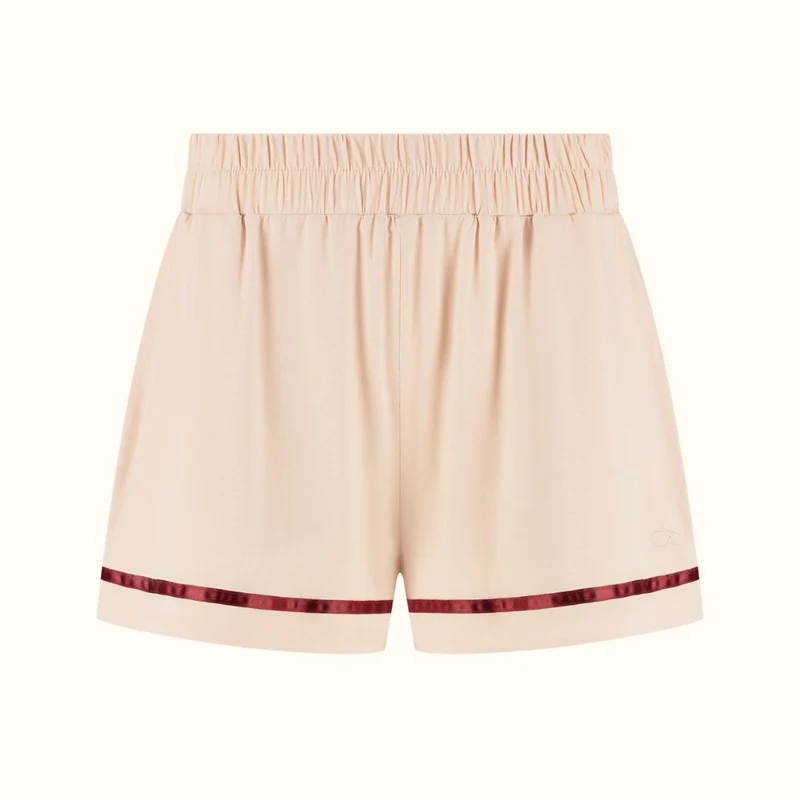 Coco & Cici - TENCEL Pyjama Set Top & Short Dames Powder Peach - S