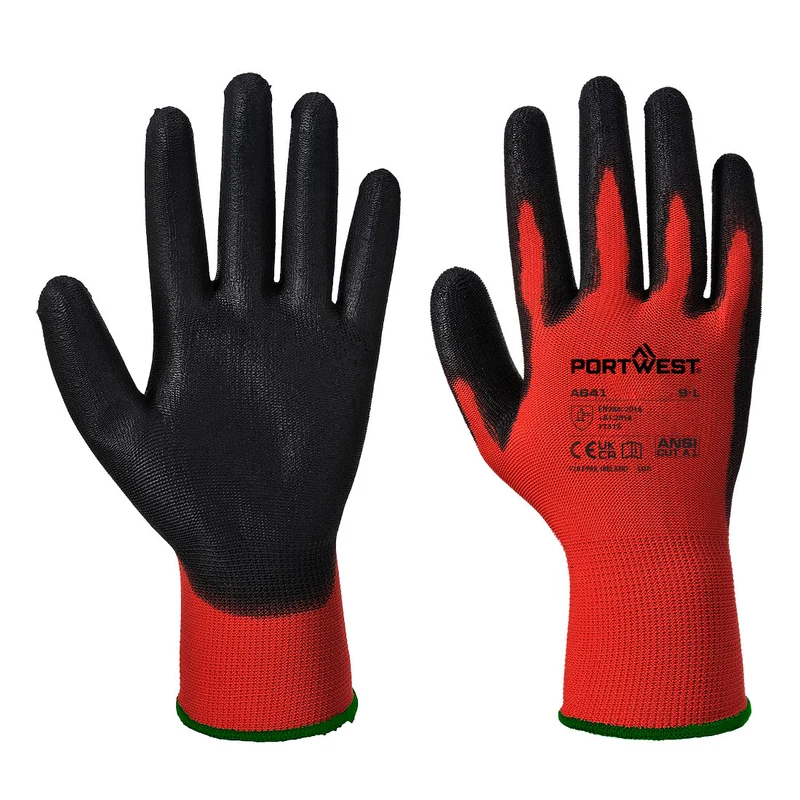 Guanto PU - Rosso Portwest