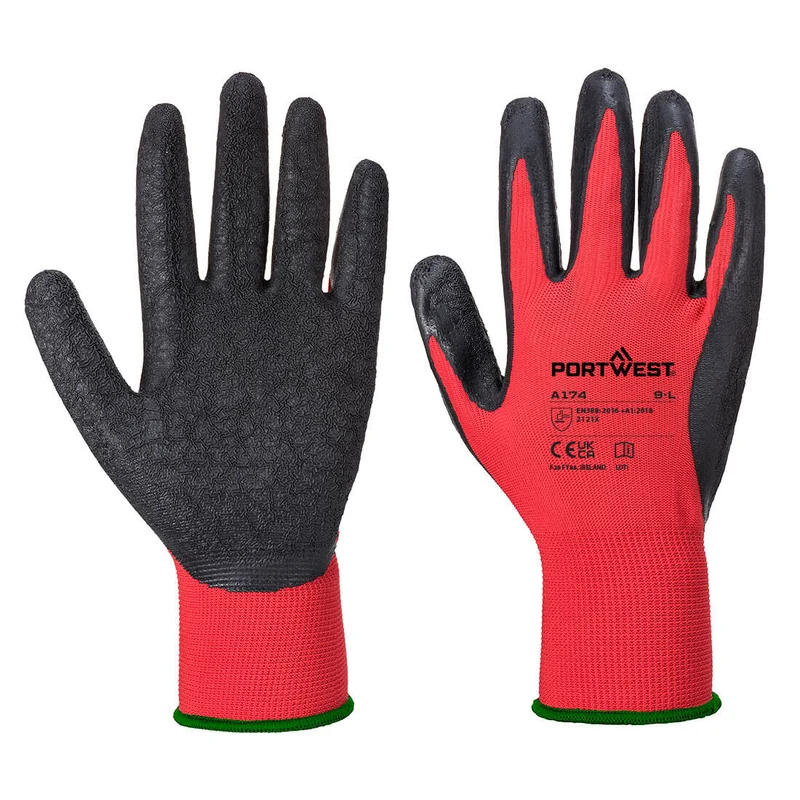 Guanto di lattice Flex Grip Portwest