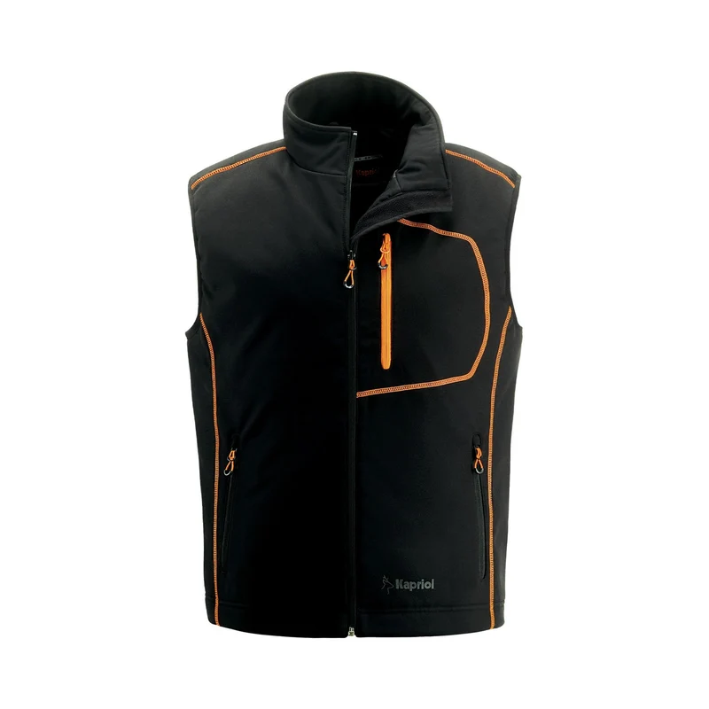 Dynamisch vest in zwart Kapriol