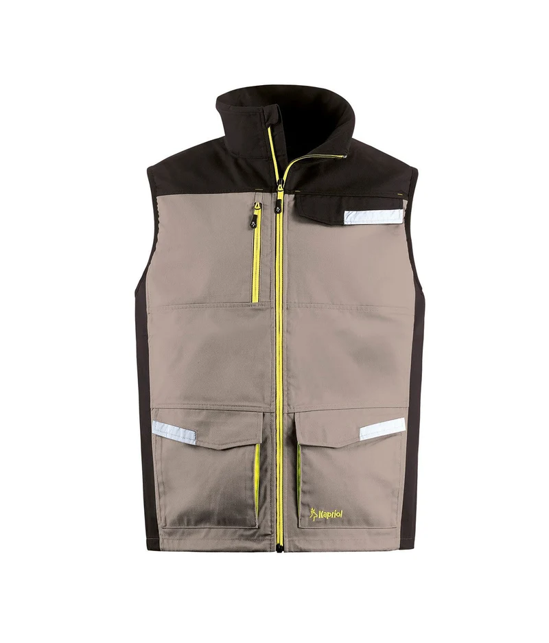 Kapriol Beige werkvest met meerdere zakken