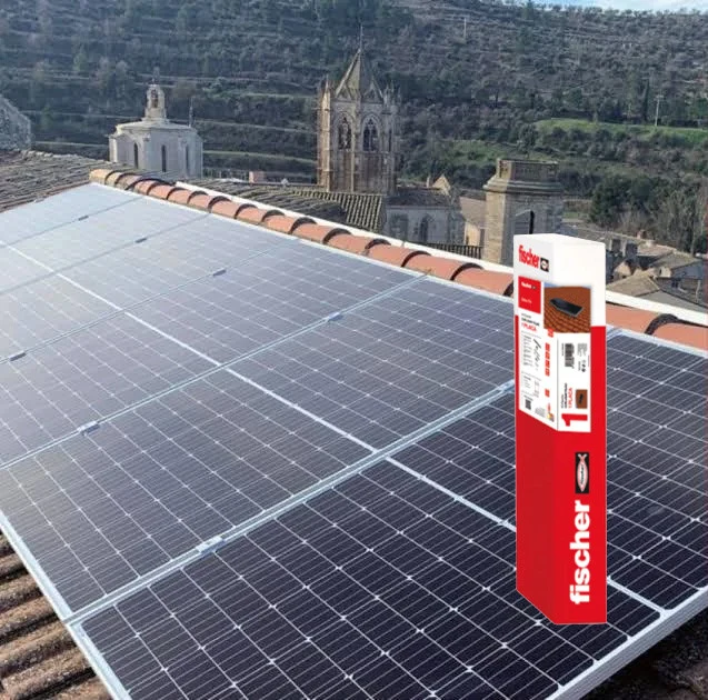Solar-Fix Kit voor Coplanar Structure 1 Fischer module