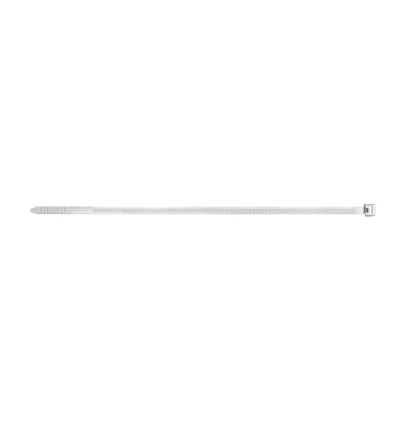 Zak met 100 stuks transparante nylon kabelbinders BN Fischer