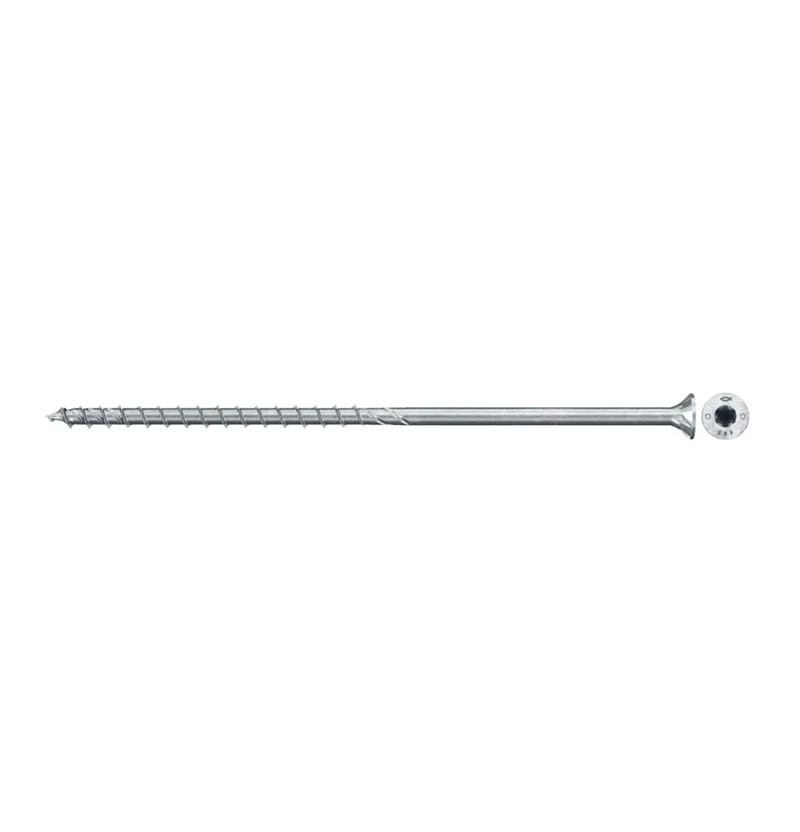 Doos met 50 stuks PowerFast FPF II CTP-houtschroeven met stervormige TX-sleuf en gedeeltelijke Fischer-schroefdraad