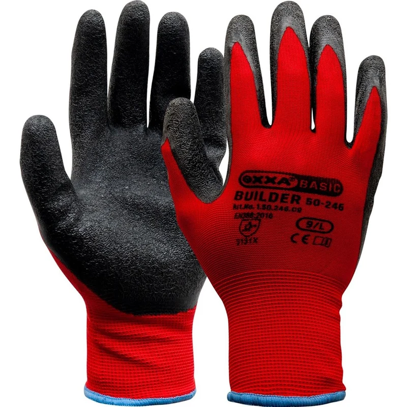 OXXA Basic WERKHANDSCHOENEN OXXA BUILDER - XL/10 50-246, ZWART/ROOD