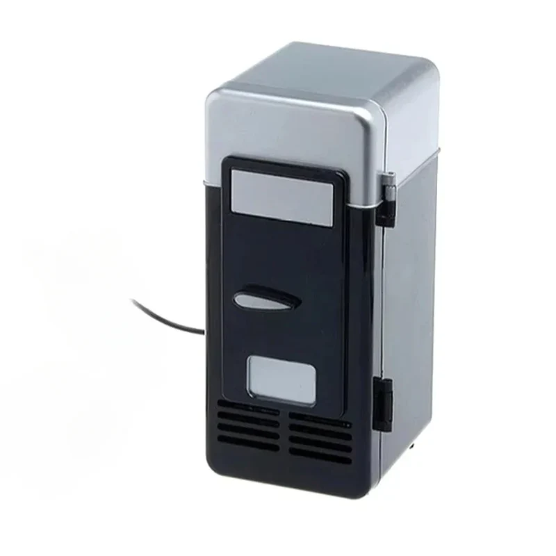 USB mini koelkast – Compacte blikjeskoeler voor bureau, auto en onderweg