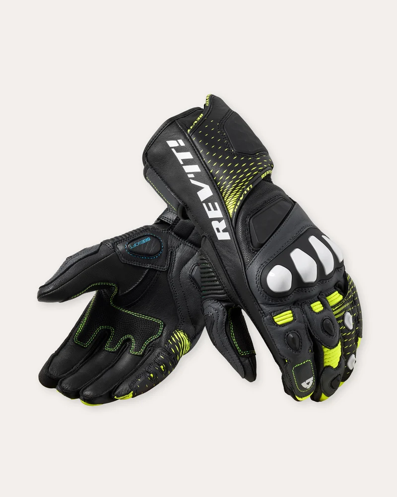 Gloves Control | Black-Neon Yellow