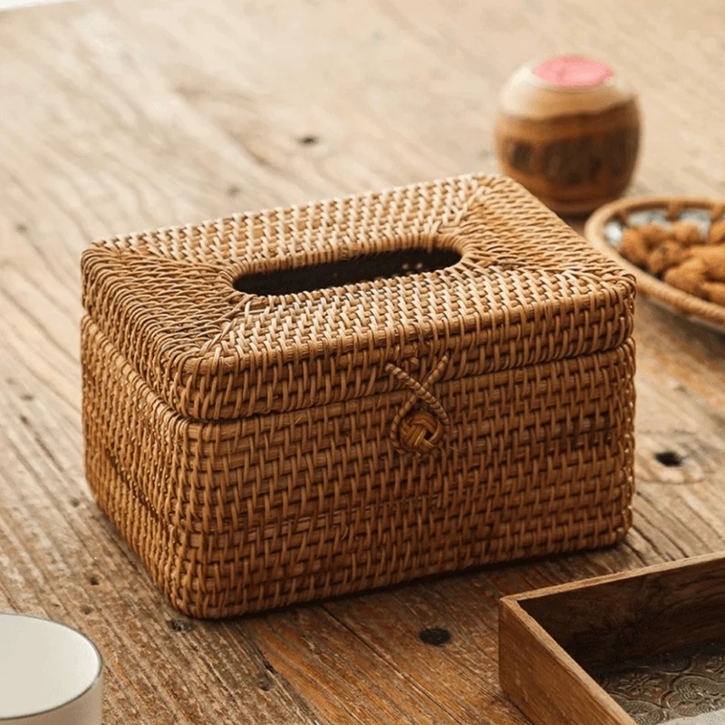 Tissuehouder van Rotan – Gevlochten Design & Stijlvolle Opberging