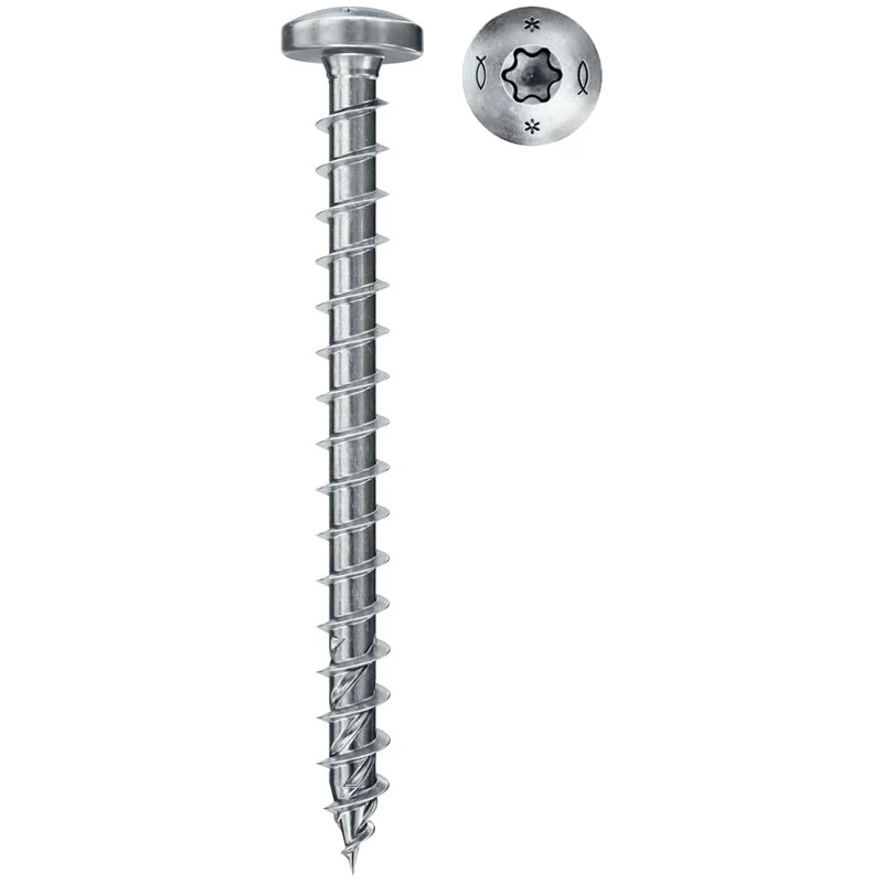 Tasselli PowerFast FPF II PTF BC (truciolare, testa cilindrica bombata) Fischer