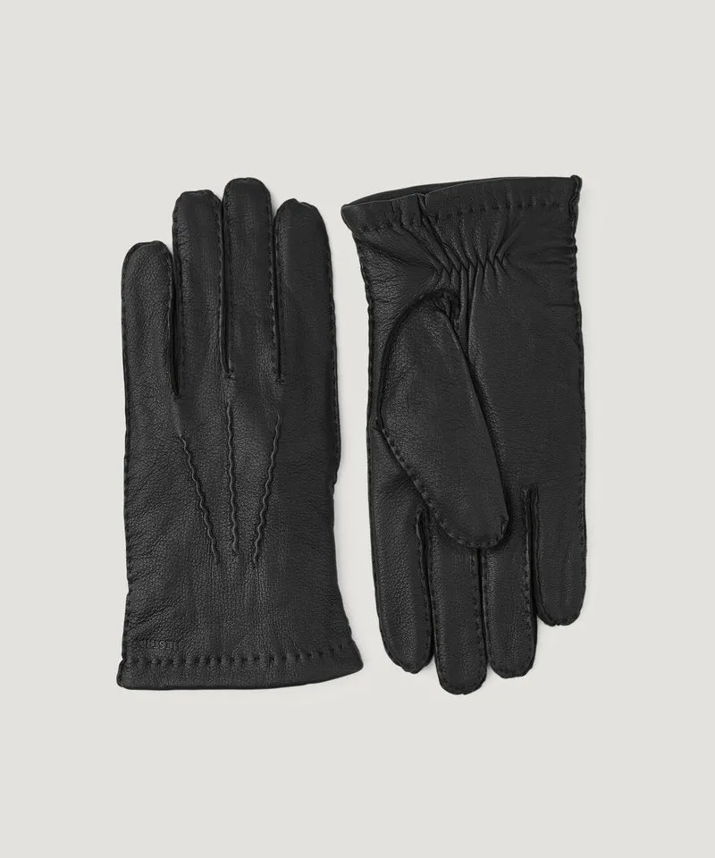 Matthew deerskin handschoenen zwart