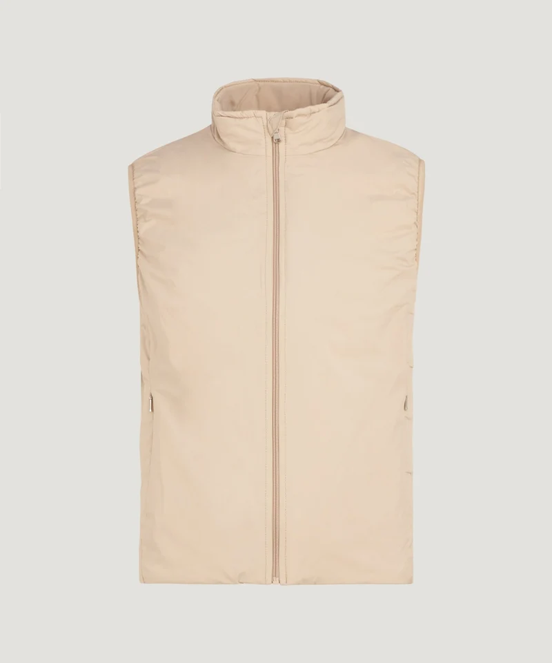 Vigo light padded tech vest beige