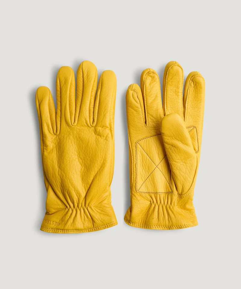 Eirik handschoenen hertenleer geel