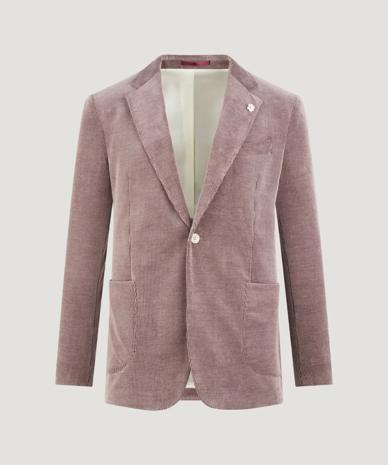 Colbert wol/katoen Skyfall corduroy roze