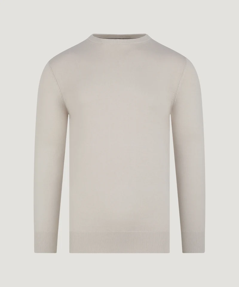 Crewneck Trui Cotton Cashmere off-white