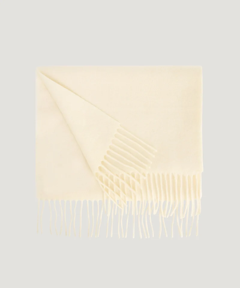 Sjaal kasjmier off-white