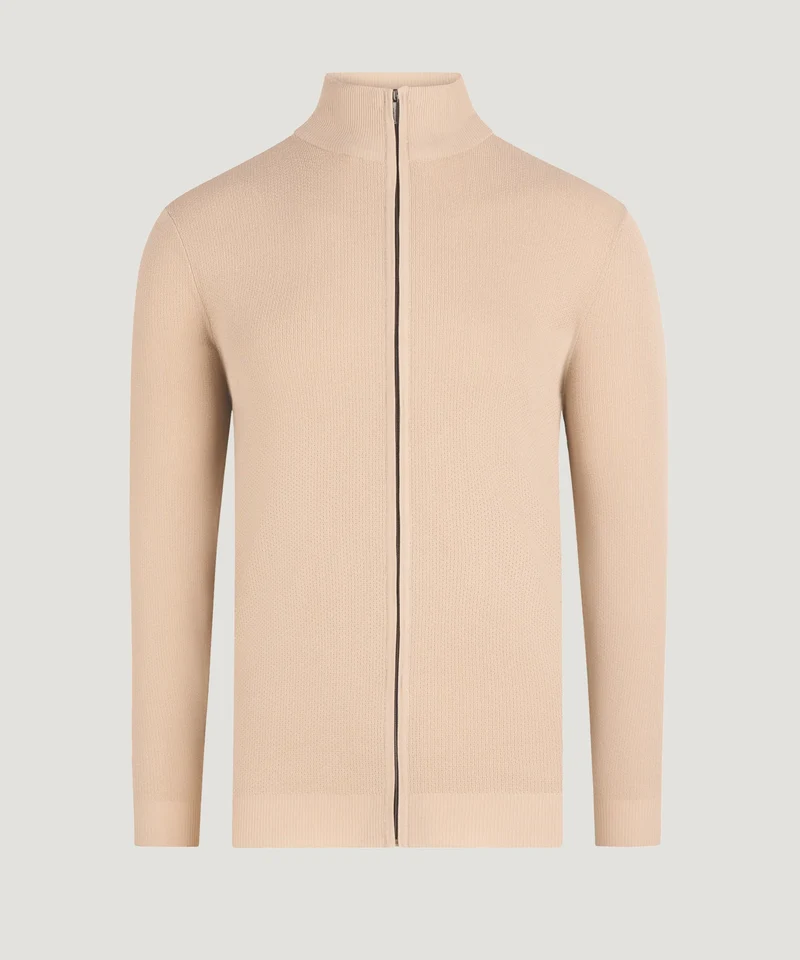 Vest techfabric beige