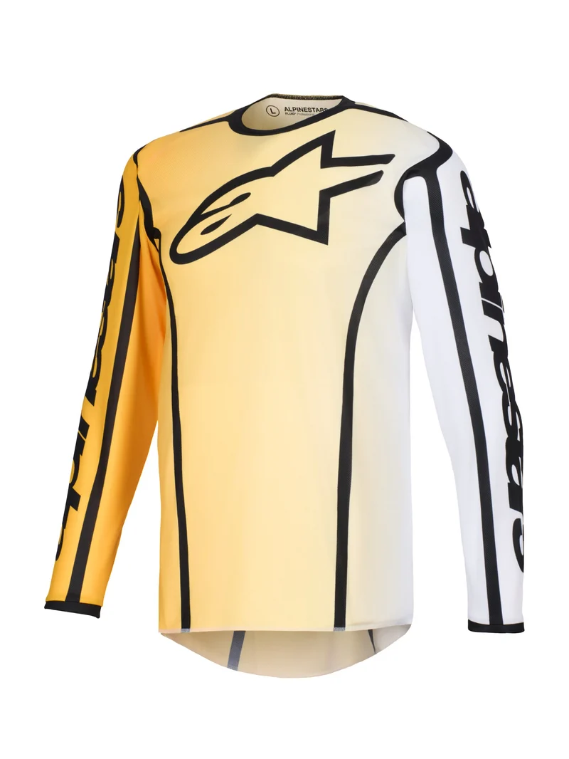 Alpinestars Fluid Apex Geel/Zwart Crossshirt