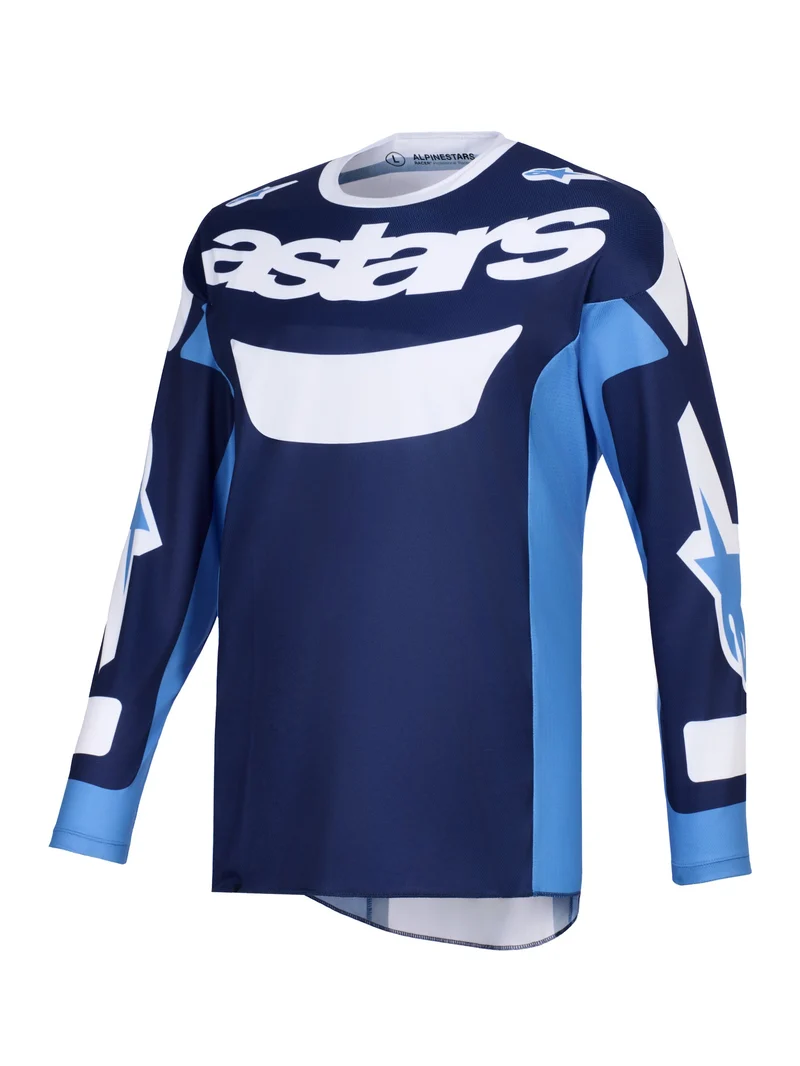 Alpinestars Racer Riway UCLA Blauw/Wit Crossshirt