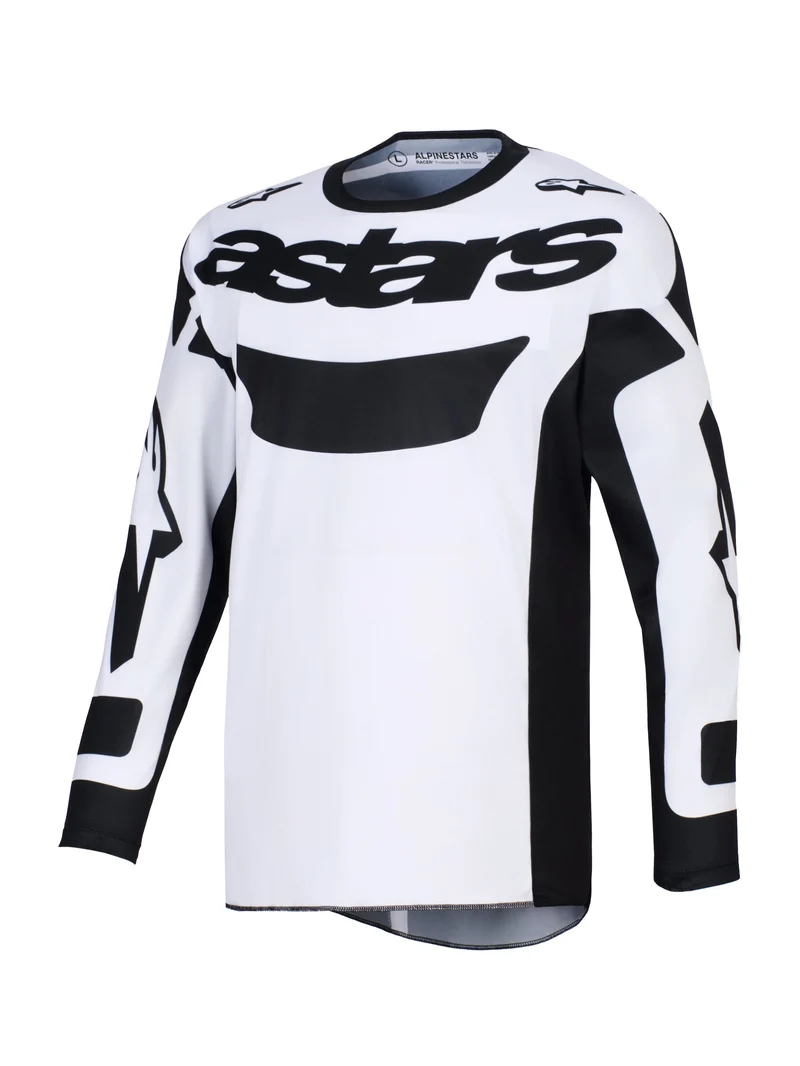 Alpinestars Racer Riway Wit/Zwart Crossshirt