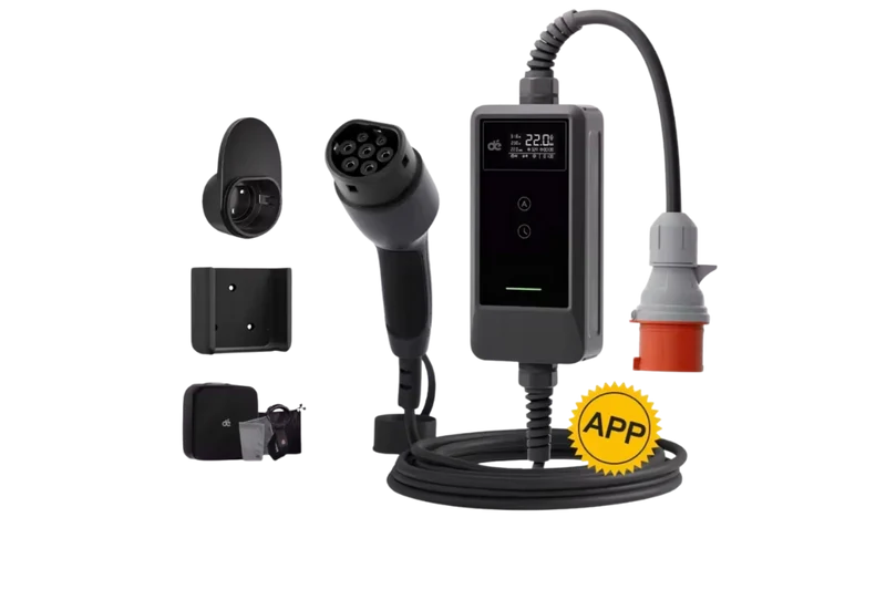 Dé EV Oplader GEN2 – Mobiele EV Lader 22 kW + App