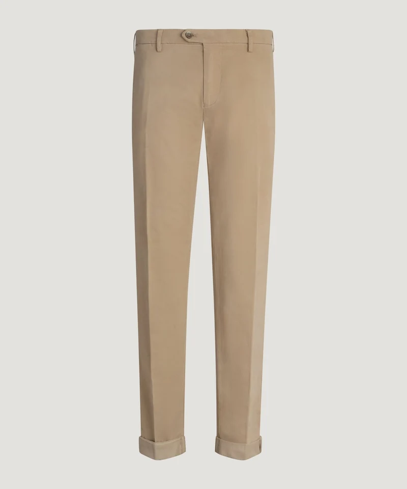 New York Style chino modal/katoen stretch beige