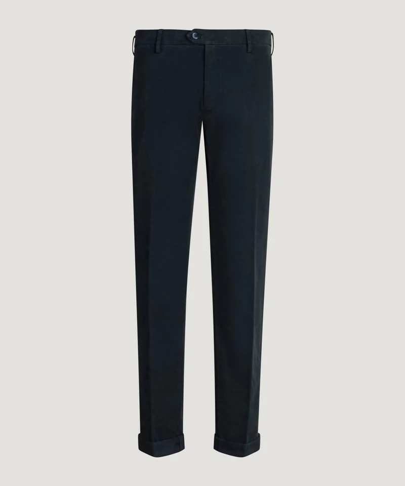 New York Style chino modal/katoen stretch donkerblauw