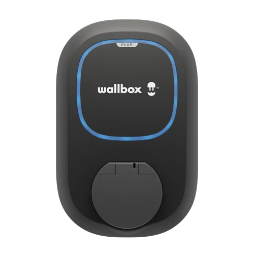Wallbox Pulsar Pro Socket 22kW – 4G, RFID, Ethernet, Shutter – Zwart