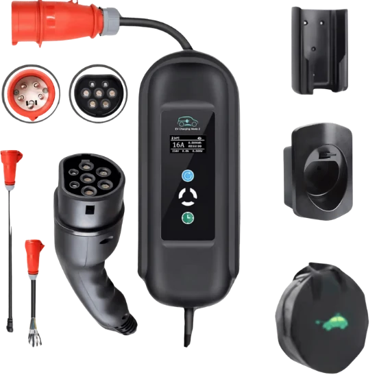 BlackCharge® 3.0 Ultimate Mobiele Krachtstroom Lader Set 11kW (Compleet + Adapters)