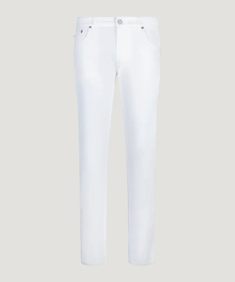 5-pocket Jazz Updated katoen/lyocell stretch wit