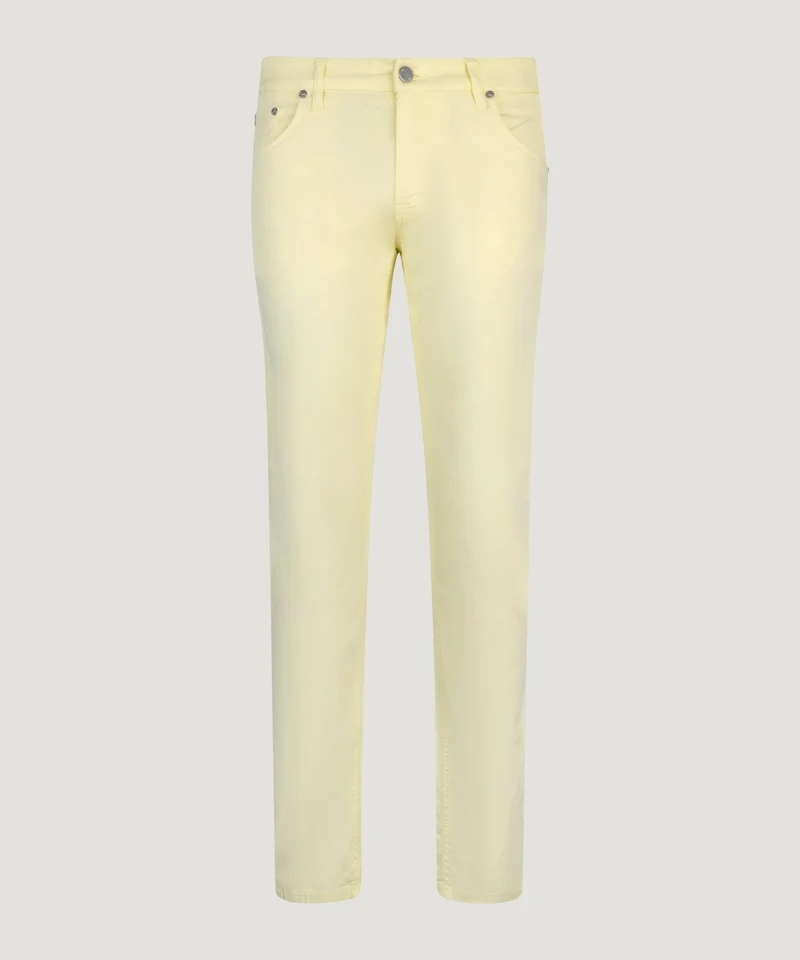 5-pocket Jazz Updated katoen/lyocell stretch lichtgeel