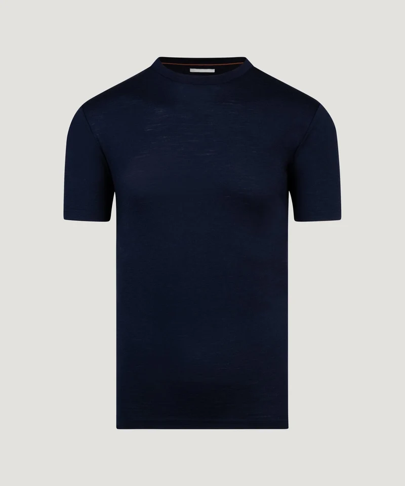150 Tech Lite III T-shirt merinowol donkerblauw