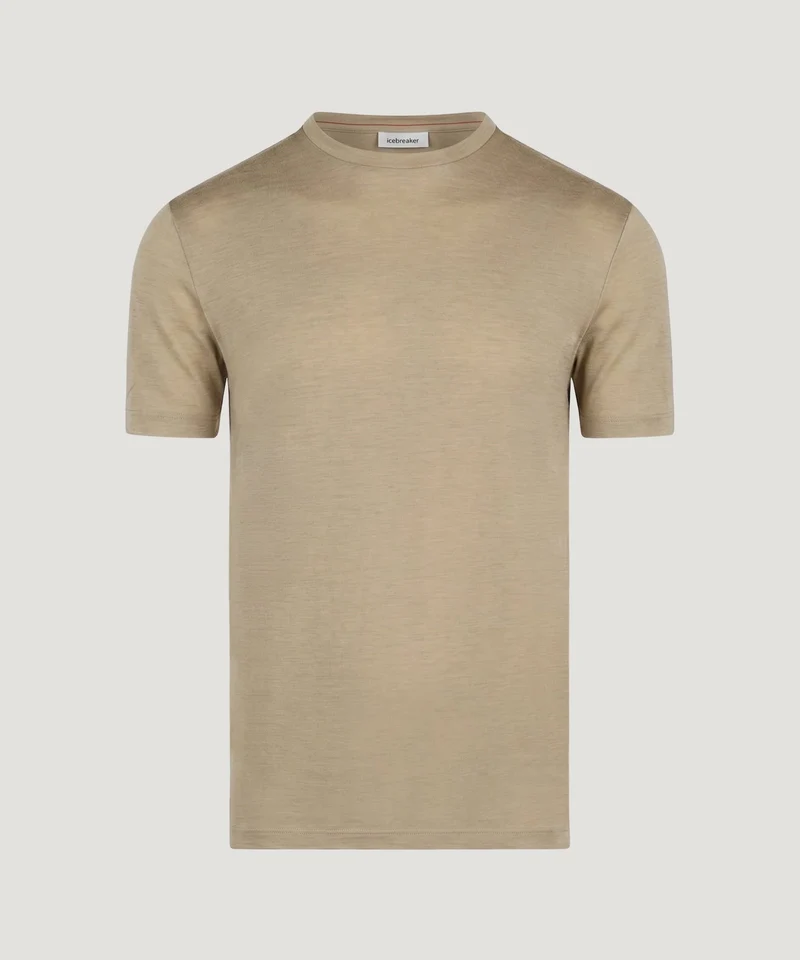 150 Tech Lite III T-shirt merinowol flagstone zand
