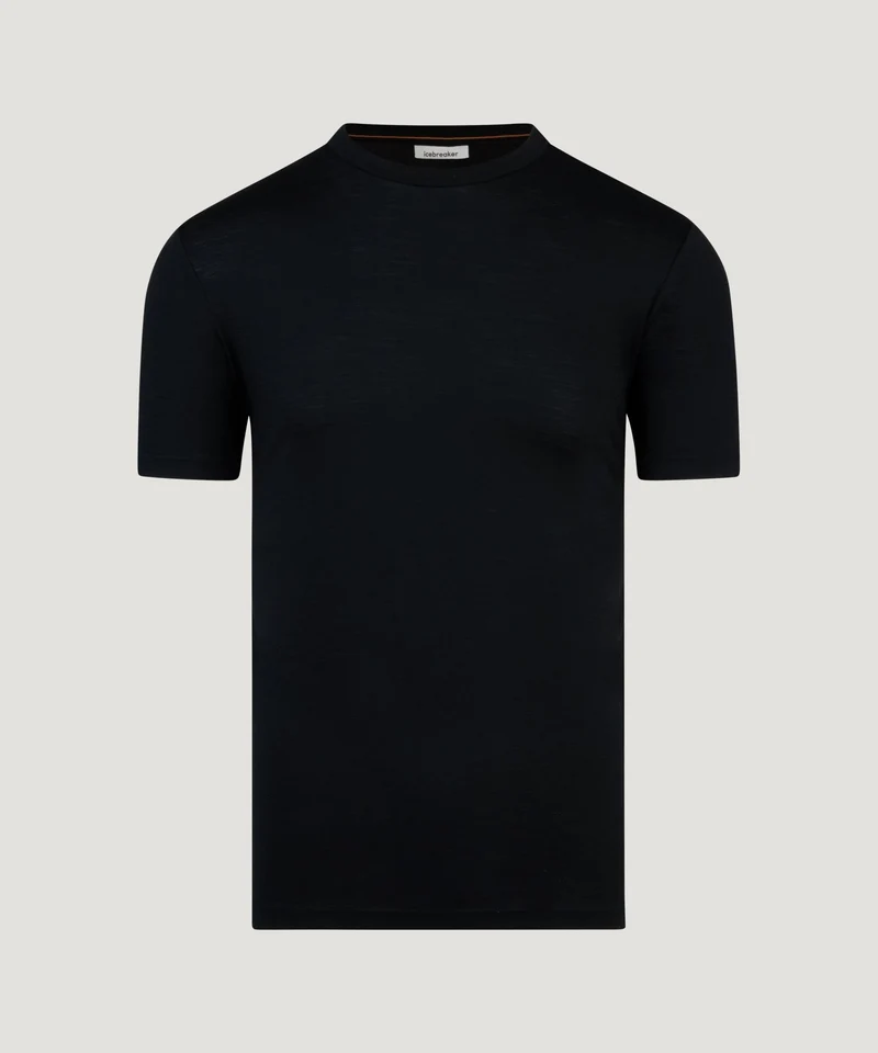 150 Tech Lite III T-shirt merinowol zwart
